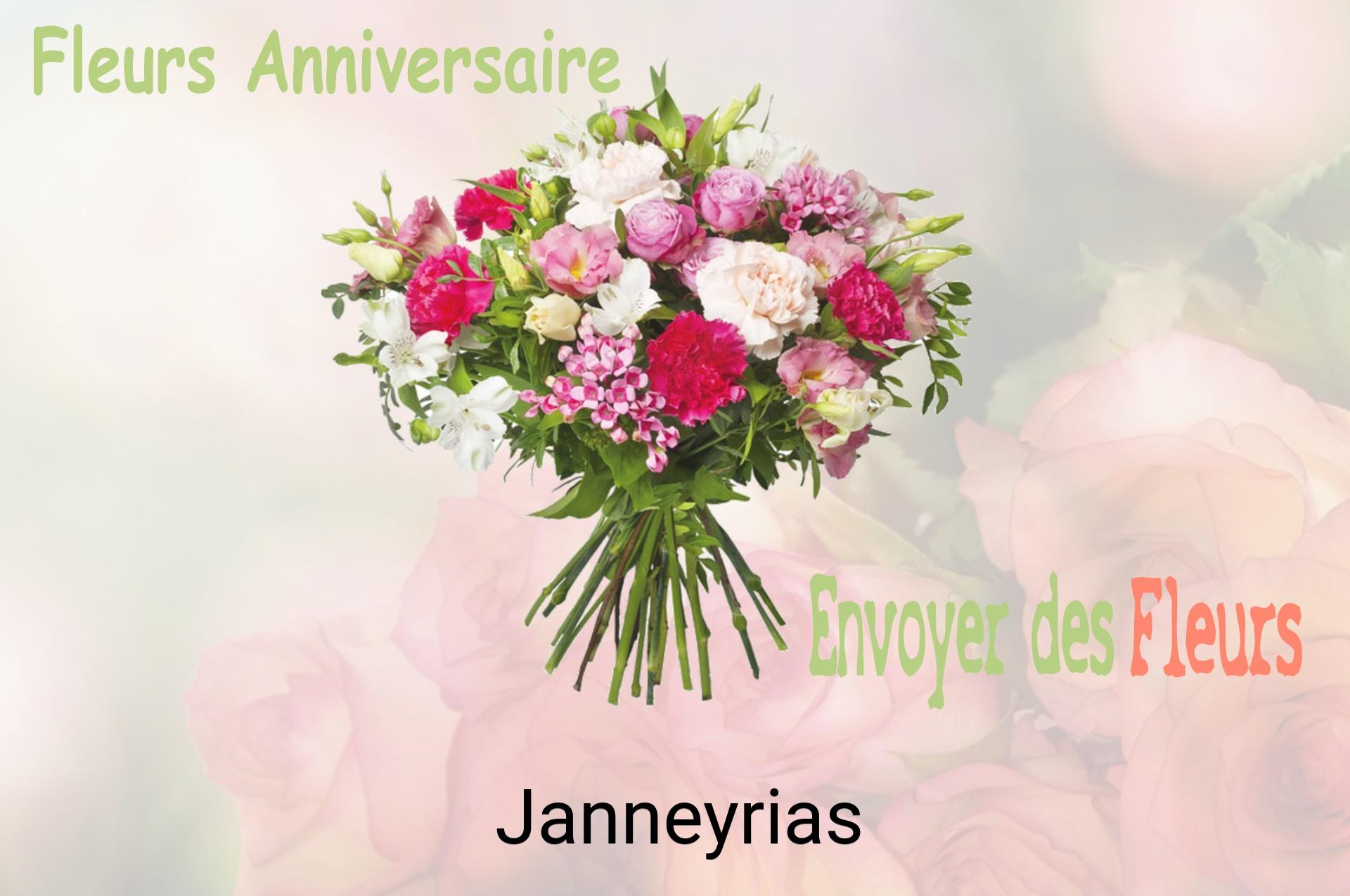 Bouquet de fleurs d’anniversaire livré à Janneyrias